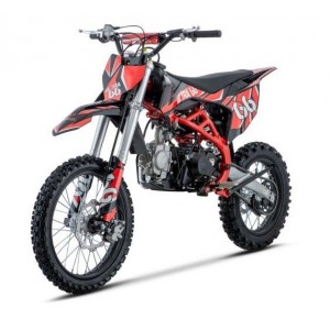 Krosinis motociklas su vidaus degimo varikliu ULTRA 66 125CC (Raudonas)